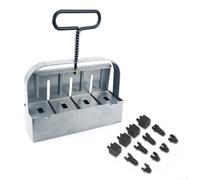 SageFurned Kit de bloqueador de suelo de 13 piezas con construcción de acero inoxidable, herramienta esencial de jardinería para crear bloques de suelo uniformes, iniciador sostenible para interiores