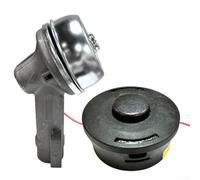 SageFurned Kit de caja de cambios de cortador de cepillo 4137 640 0100 para FS55 FS55R FS55RC, conjunto de cabeza de metal resistente con herramientas de enchufe de tuerca, juego de 6 piezas plateado