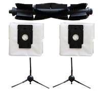 SageFurned Kit de cepillo lateral principal y bolsa de polvo, para aspiradora robot Verefa L11 Pro, piezas de repuesto con rodillo de goma, cepillos y filtros de limpieza de bordes, accesorios para el