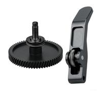 SageFurned Kit de engranajes extrusores de acero endurecido con revestimiento DLC para Bambu Lab A1 y A1 para mini impresoras 3D, resistente al desgaste, baja vibración, unidad de filamento de