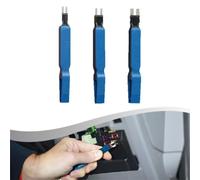 SageFurned Kit de limpiador de terminales y extractor de fusibles para mantenimiento eléctrico automotriz, 3 tamaños (2,6 mm/2,8 mm/4,85 mm) con puntas de revestimiento duro (mezcla de 3 piezas)