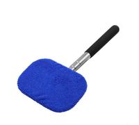 SageFurned Limpiador de ventanas de coche extensible de 11 a 75 cm, paño de microfibra para parabrisas, funda lavable, aluminio resistente,