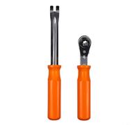 SageFurned Llave de carraca cuadrada doble de 5/16", regulador automático de potencia de frenado, herramienta para camiones, sistema de frenado de aire, acero al carbono alto, color naranja, 2