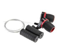 SageFurned Mango del acelerador y conjunto de cable para 4 para motor fuera de borda HP - Control de timón de plástico negro antideslizante, diámetro de agujero de 21 mm, reemplazo directo