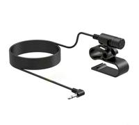 SageFurned Micrófono externo con solapa para coche con cable de 5 m, diseño giratorio, grabación cardioide, para sistemas de navegación y audio, cable de cobre robusto,