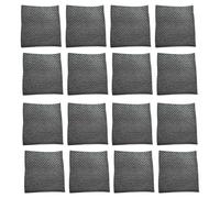 SageFurned Paños de limpieza suecos, 16 unidades, de algodón de celulosa, absorbentes, reutilizables, lavables, para superficies de cocina, baño, color negro