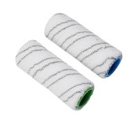 SageFurned Paquete de 2 cepillos de rodillo de microfibra para Kärcher FC3D FC5 FC7, accesorio de limpieza de pisos duros fácil de instalar
