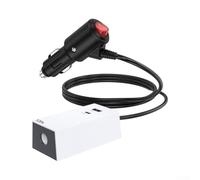 SageFurned Para adaptador mini Starlink de 120 W, cable de coche de 36 V CC, salida para USB-C, PD para caravana, camping, camión, fuente de alimentación para color blanco