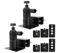 SageFurned para soporte Panel Solar Ajustable para Arlo para eufy Ring(Black)