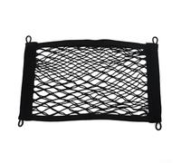 SageFurned Red de equipaje para motocicleta, malla elástica de alta resistencia, para maletero, bolsa de gancho, color negro (35 x 20 cm)