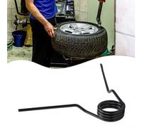 SageFurned Resorte de extensión de metal para desmontador de neumáticos, muelle de retorno de válvula neumática, grosor del alambre 2-3 mm, negro (A)