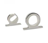 SageFurned Soporte para cañas de pescar de aluminio para barco y vehículo - Soporte de caña de pescar resistente con inserto de vinilo flexible para todos
