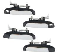 SageFurned Tirador de puerta exterior para Kia Rio 2007 a 2011, reemplazo directo para OE 82650-1G000, tirador de puerta duradero de ABS con cromado (4 unidades)