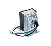 SageFurned Transformador de timbre cableado de 24 V 40 VA, fuente de alimentación de metal blindado para timbres de video inteligentes, protección contra sobrecorriente y sobrecarga, cableado simple