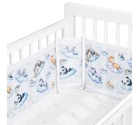 Sageky Almohadilla Protectora de Malla Transpirable | Tecnología de Flujo de Aire de 3 mm | Se Adapta a belenes estándar, Seguro y cómodo para el sueño del bebé (sueño de Nube)