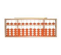 SAGELSHN Abaco Portátil Robusto Ábaco Colgante De Madera 13 Columnas, Estilo Vintage, Calculadora China-Japonesa Profesional, Herramienta Conteo Educativos Matemáticas