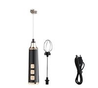 SAGELSHN Espumador de Leche Portátil Espumador De Leche Eléctrico, Espumador De Bebidas De Cocina, Batidor De Mano, Agitador, Batidor De Mezcla Espumosa Batidor te Matcha