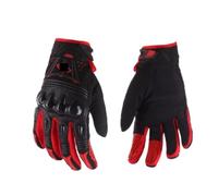SAGELSHN Guantes Invierno Guantes Llenos De Grasa Motocicleta Bicicleta Equitación Carreras Al Aire Libre Antideslizantes(Rot,Large)
