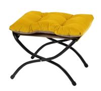 SAGELSHN Reposapies Salon Escabel Reposapiés Plegable Tapizado For Sofá O Sillón Taburete Bajo Dormitorio(Yellow)