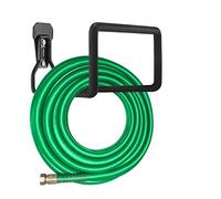 Sageme Gancho para manguera, metal resistente, montaje en pared, gancho para manguera de jardín, manguera expandible, carrete de manguera, agua, bolsillo, flexible, manguera mágica (soporte de