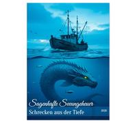 Sagenhafte Seeungeheuer - Schrecken aus der Tiefe (Wandkalender 2026 DIN A4 hoch), CALVENDO Monatskalender: Ein mystischer Kalender mit zwölf ... Welt - geheimnisvoll, bildgewaltig, legendär.