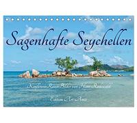Sagenhafte Seychellen - Idylle im Indischen Ozean (Tischkalender 2026 DIN A5 quer), CALVENDO Monatskalender: Sonne, Strand und Meer für alle, die das Paradies suchen