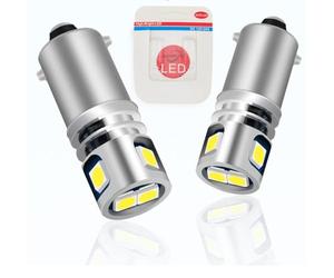 SageSunny BA9S T4W T11 Bombilla LED Blanco puro 6000K LED H21W 1445 1895 6253 64111 64113 Para luces interiores de mapa Luces de placa Indicador lateral Señal de giro Luz trasera Lámpara de señal