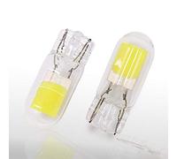 SageSunny Bombilla T10 LED W5W Canbus 12V COB Chip 6000K blanco 194 168 501 2825 luz de posicion led coche para luces interiores luz de mapa luce de matrícula luz lateral, lot de 2.
