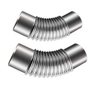 SAGGION Codo De 45°, 2 Piezas, Codo De Tubo De Chimenea De 45 Grados, Adaptador De Tubo De Chimenea De Acero Inoxidable, Codo De Tubo De Estufa, Tubo De Escape De Calentador De Agua(100mm)