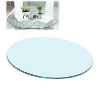 SAGIDAR Cristales A Medida, Mesa Cristal, Tablero Superficie Redonda De Mesa, para Mesa De Centro, Tablero De Repuesto, Cristal Biselado Pulido, Vidrio Pulido Plana, 50CM 60CM 70CM 80CM 100CM