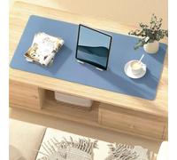 SAGIDAR Estera De Protección Escritorio Espesor 3.5mm, Tapete Mesa Escritorio para Escribir Protección Ocular, 5 Colores Disponibles, Impermeable Y Antideslizante Tapete De Escritura(Blue,40x80cm)