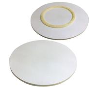 SAGIDAR Pantalla De Cocina Bandeja Giratoria, Plato Giratorio Redondo Ø 50cm-100cm, Bandeja De Servicio Giratoria, 6 Colores Disponibles, Placa Giratoria De Madera, Base De ABS, Suave Y Silencioso