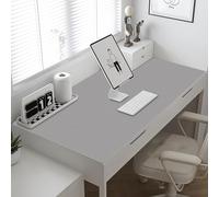 SAGIDAR Protector Escritorio Infantil, Tapete De Escritura para Oficina, Trabajo, Jugadores, Espesor 3.5mm, Accesorios para El Hogar, No Colapsará Después De Un Uso Prolongado(Gray,50x100cm)