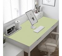 SAGIDAR Protector Escritorio Infantil, Tapete De Escritura para Oficina, Trabajo, Jugadores, Espesor 3.5mm, Accesorios para El Hogar, No Colapsará Después De Un Uso Prolongado(Green,60x80cm)