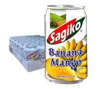 Sagiko Bebida Banana Mango pack de 24 x 320 ml 0.32 ml - Pack de 24
