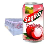 Sagiko Bebida de lichi paquete de 24 x 320 ml 0.32 ml - Pack de 24