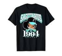 Sagitario 1994 Piel melanada Rasgos del Zodiaco Reina Diva Camiseta