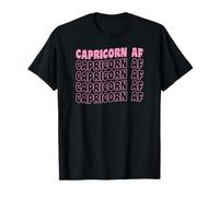 Sagitario AF Retro Vintage Style Capricornio Signo del Zodiaco Camiseta