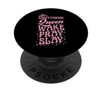 Sagitario Reina Despertar Orar Matar Cristiano Sagitario PopSockets PopGrip Adhesivo