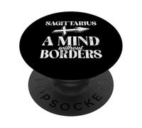 Sagitario una Mente sin fronteras Sagitario PopSockets PopGrip Adhesivo