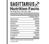 'Sagittarius' Horoscope Notebook: 8x10 Cornell Lined Journal | 120 Pages | Black & White Astrology-Themed Writing Notebook