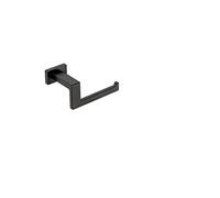 Sagittarius One 141S1-B Soporte para Rollo de Papel Higiénico de Pared | Zinc Cromado | Porta Rollos de Papel Higiénico Diseño Moderno - Negro Mate