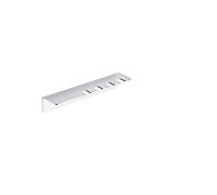 Sagittarius One 40S1 Soporte para Cepillos de Dientes de Pared | Acero Inoxidable Premium | Instalación Sin Tornillos para Cepillos & Cabezas Eléctricas | Organizador Compacto & Antióxido - Cromo