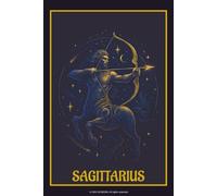 Sagittarius Zodiac Notebook: 6” x 9” Lined Notebook | 120 Pages | Celestial Fire Sign Journal for Reflection, Astrology Lovers & Sagittarius Season Gifts