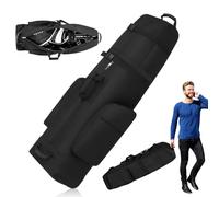 Sagnelli De Viaje De Golf - Organizador Putter & Club Protector, Bolsillos Con Cremallera De Gran Capacidad | Bolsa De La Aerolínea De Ruedas Oxford Impermeable, Asa Vertical Estable, Bolsa De La