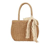 Sagnello da spiaggia - Borsa estiva intrecciato con, borsa leggera, copertura da viaggio riutilizzabile, stoccaggio rilassato | Knot for Women, Family, Friends, Holidays, Daily, Travel, A., Fare