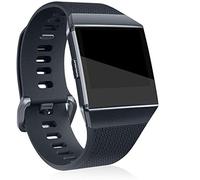Sago - Correa clásica compatible con Fitbit Ionic, pequeña, de 5.5 a 6.7 pulgadas, correa deportiva de silicona con hebilla de metal, correa impermeable ajustable segura para mujeres y hombres, color