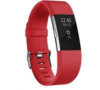 Sago - Correa de repuesto compatible con Fitbit Charge 2, clásica, correa de muñeca para mujeres y hombres, pequeña y grande, Pequeño, Silicona
