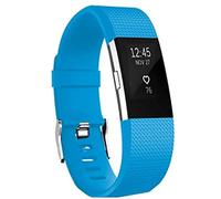 Sago - Correa de repuesto compatible con Fitbit Charge 2, clásica, correa de muñeca para mujeres y hombres, pequeña y grande, Pequeño, Silicona