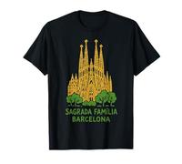 Sagrada família Barcelona Cataluña España Recuerdo Turístico Camiseta